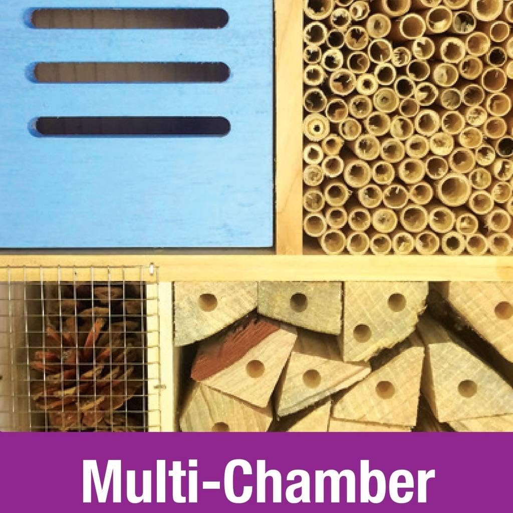 Nature's Way Bird Products 066561 PWH3-A Multi-Chamber Yellow Insect House, No Size