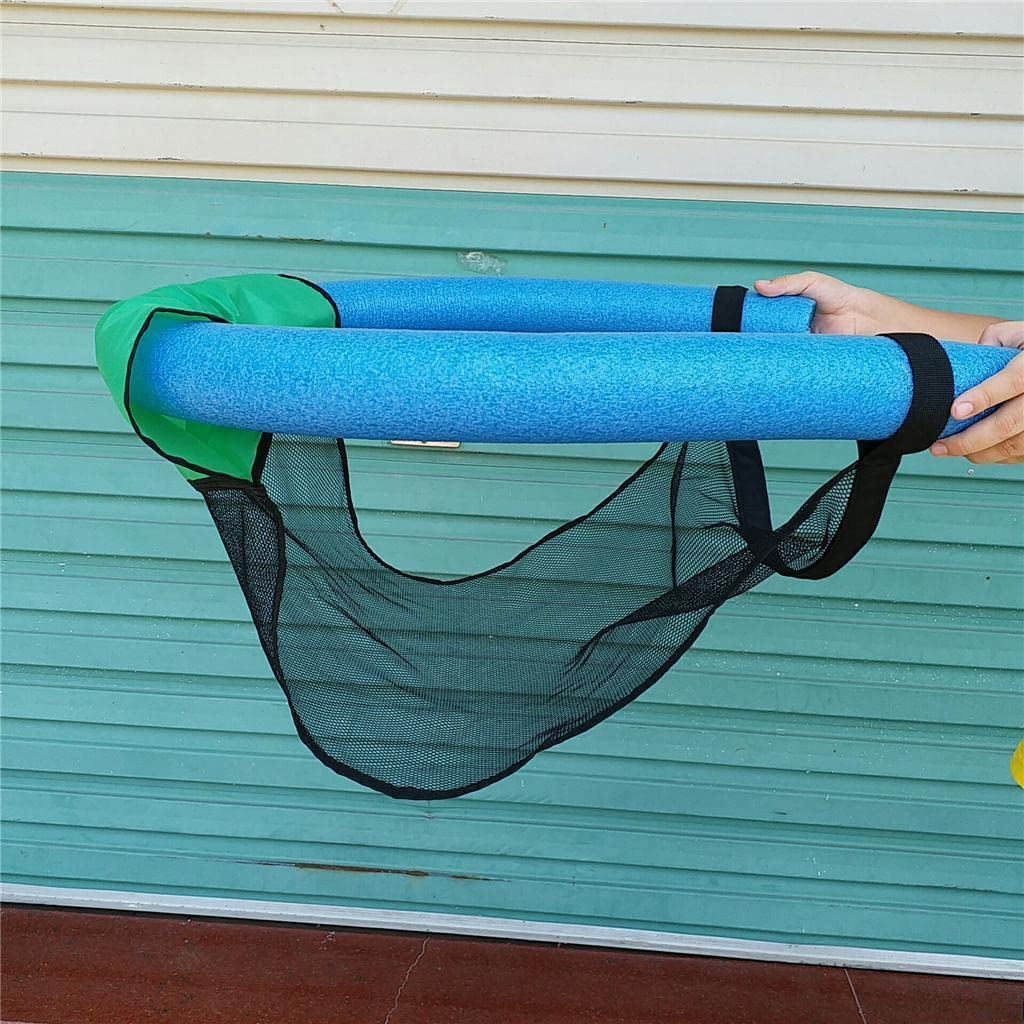 Floating Pool Noodle Chair Net Mesh Float Swimming Seat Fun Toys Green