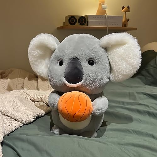 Miniatura 5 de Chubbier - Peluche de oso koala de koala de la NBA para niñas y niños, juguete de peluche inteligente de koala suave, decoración de habitación de