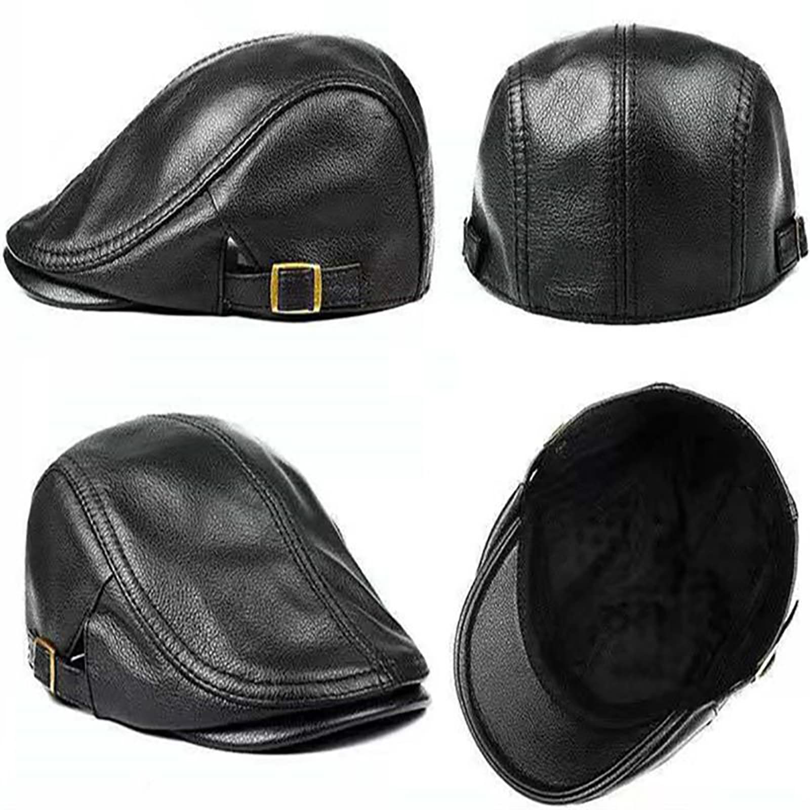 Berretto Newsboy In Pelle | Confronta Prezzi - Foto 11