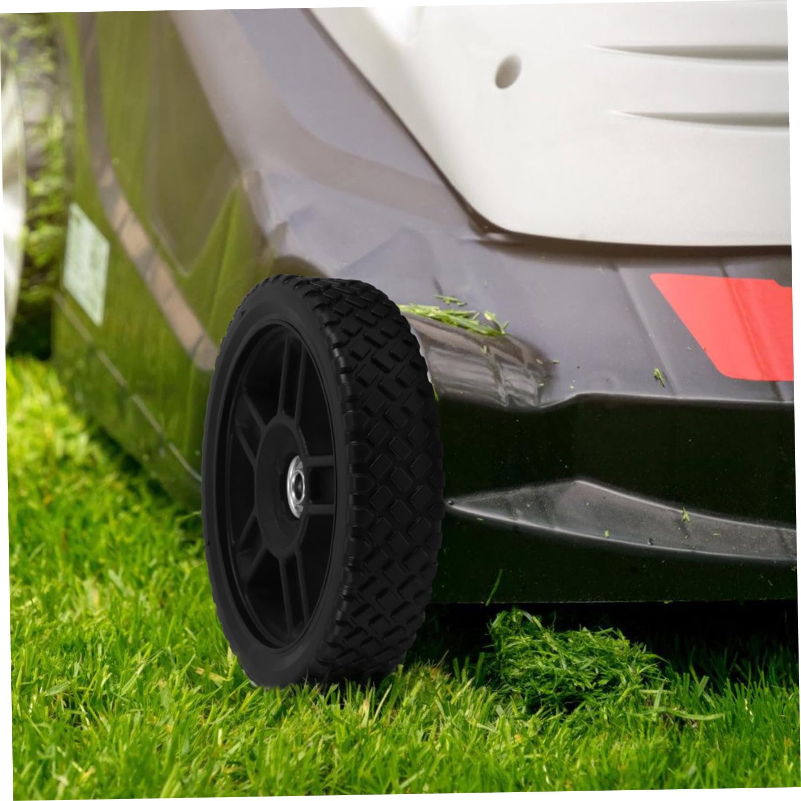 YARNOW Ruedas de Cortacésped de Ruedas de Reemplazo de Alta Carga para Herramientas de Jardín para Equipos Exteriores Instalación Rápida y Versatilidad