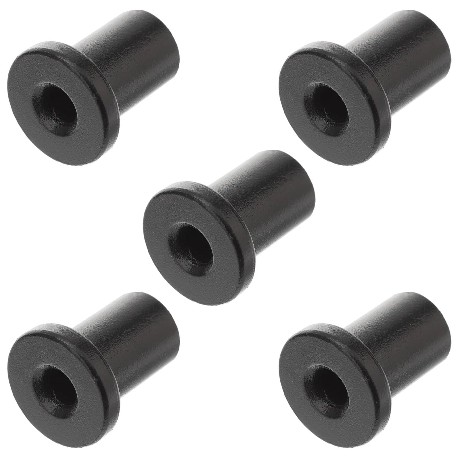 Barn Door Spacer Hardware 5Pcs Black Spacer Sliding Barn Door Hardware Flat Track Connector Spacers Mounting Accessories
