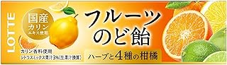ロッテ フルーツのど飴 11粒×10個