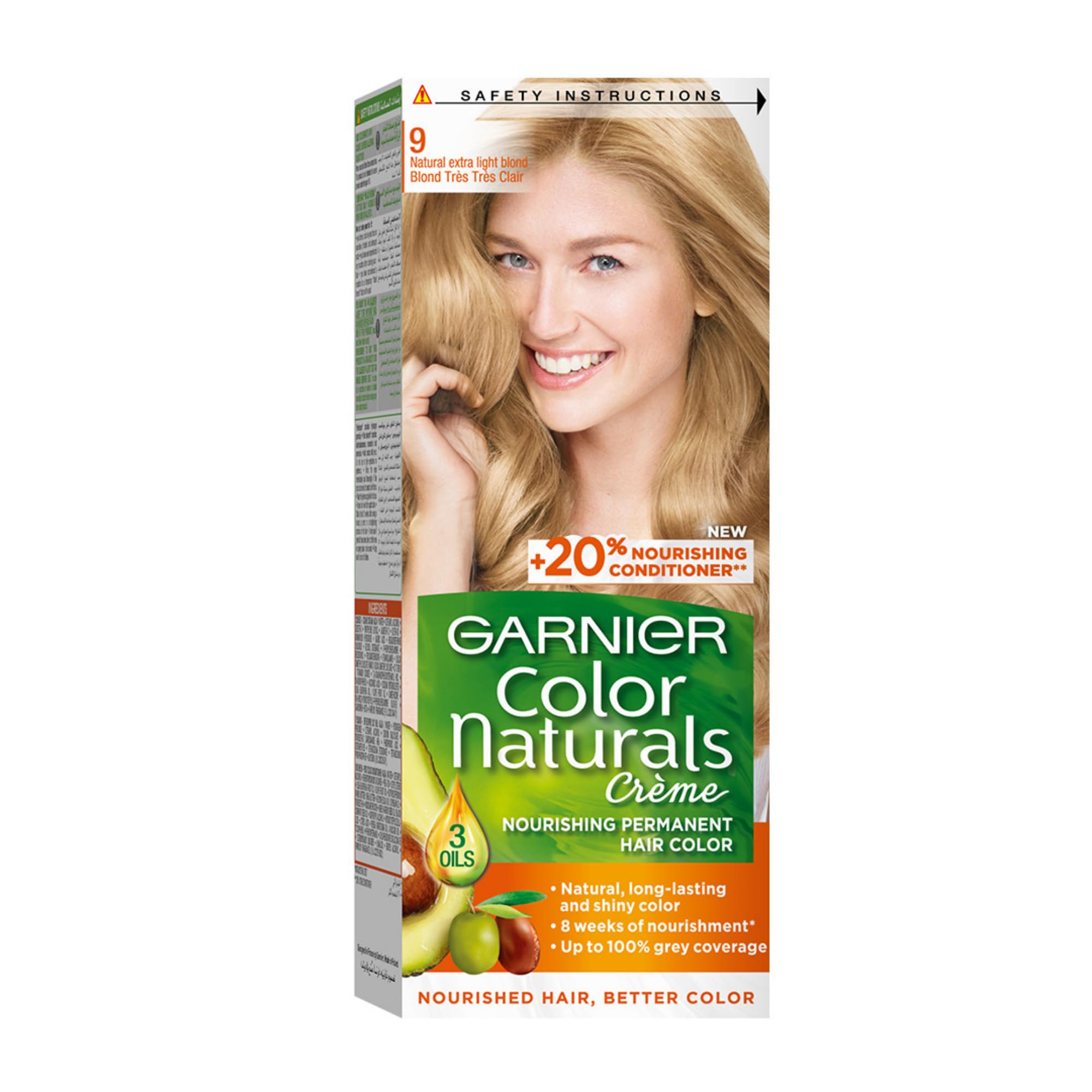 Garnier Color Naturals, 9 Natural Extra Light Blond, 112 ml