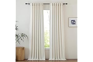 NICETOWN Linen Cream Curtains: Enhance Your Home with Style and Functionality