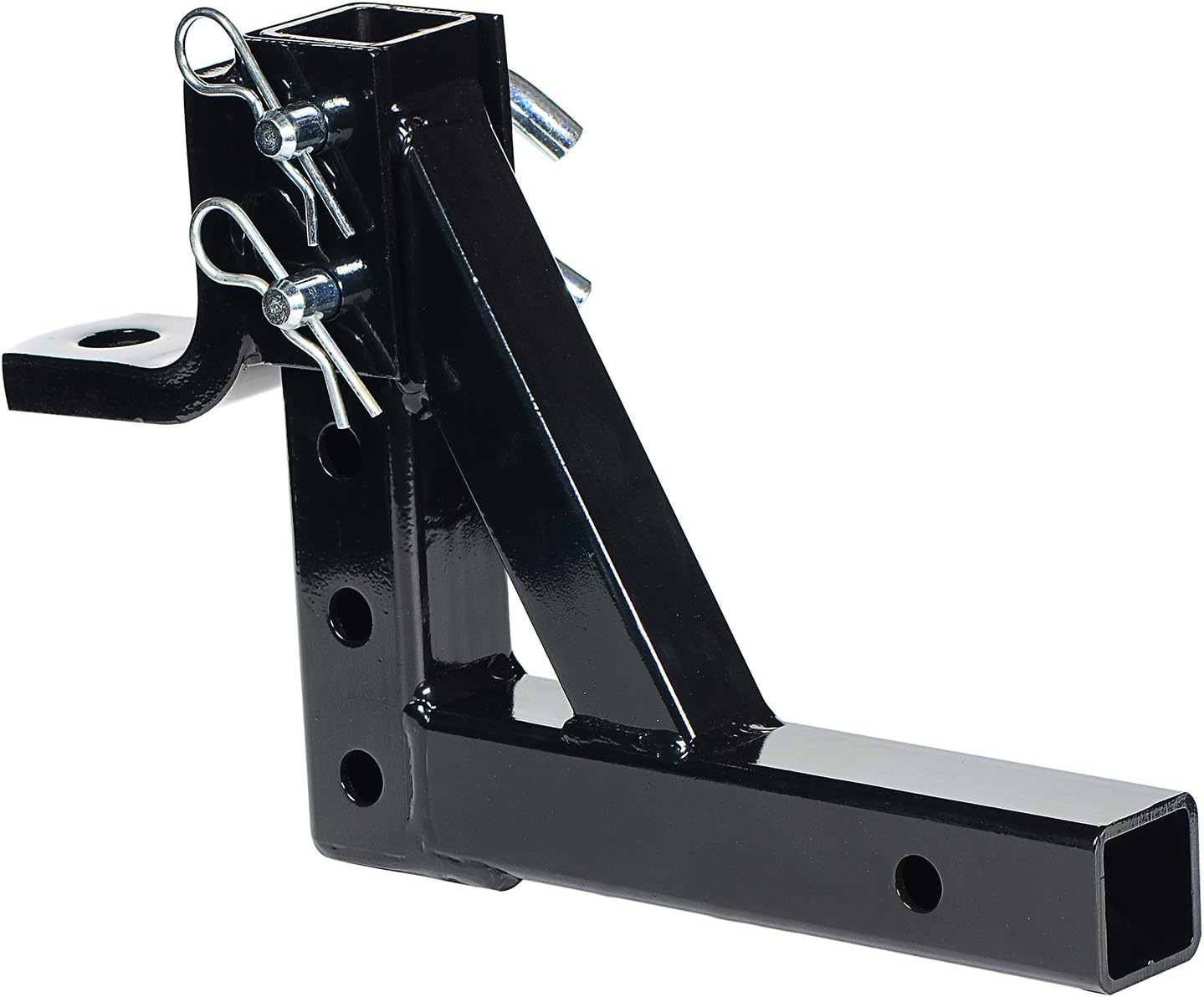 Class III/IV 8-Position Adjustable Trailer Receiver Ball Mount with 2 Sets Pin&Clips for (GTW 6,000 lbs)