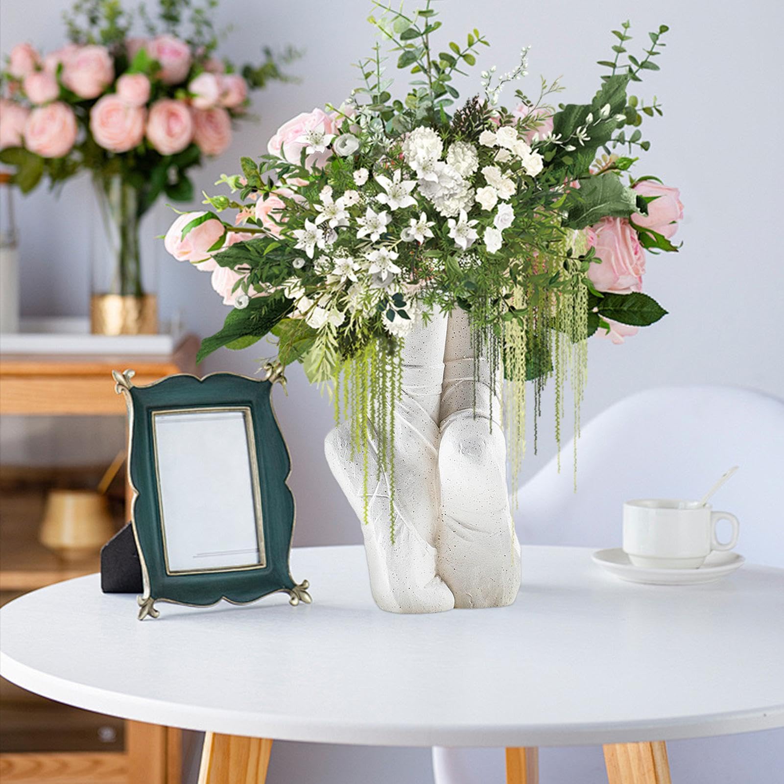 Amazon.co.jp: 花瓶 - 装飾花差し、セラミックフラワーコンテナ