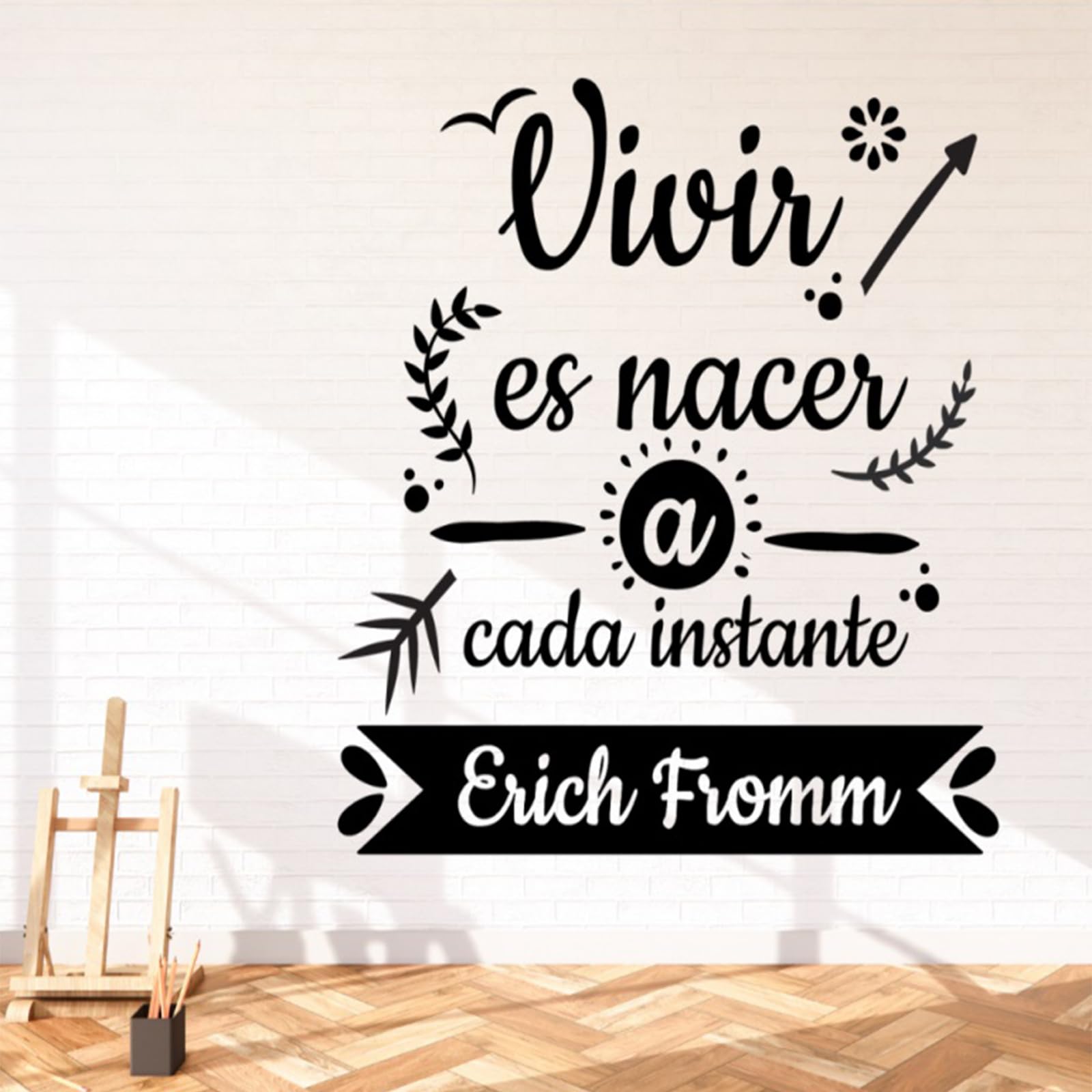 Docliick® Frase Vinile Credi in te e tutto sarà possibile Vinili decorativi, frasi motivanti da parete. Vinile per decorare stanze. Vinili decorativi frasi, DC-16089 (30 x 20 cm