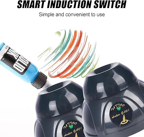 Miniatura 4 de Combofix Mini mezclador Vortex de 4000 RPM, mezclador de pintura de laboratorio y belleza con función táctil, mezcla de tinta de tatuaje, esmalte de