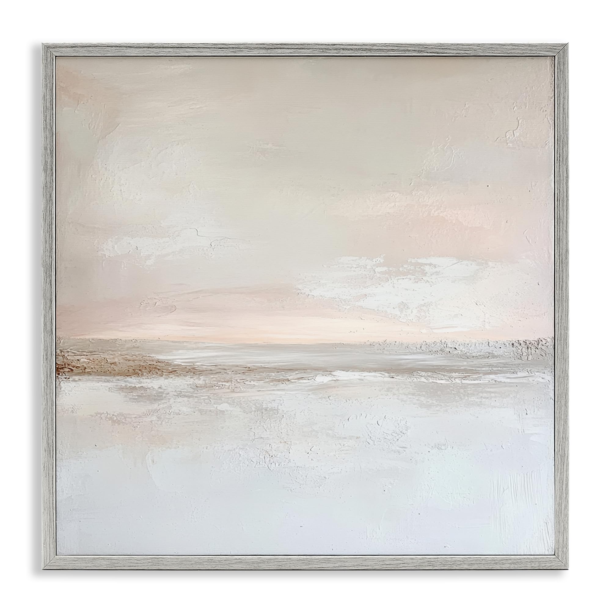 Art abstrait gris Stupell Industries pour une ambiance zen dans votre salon moderne