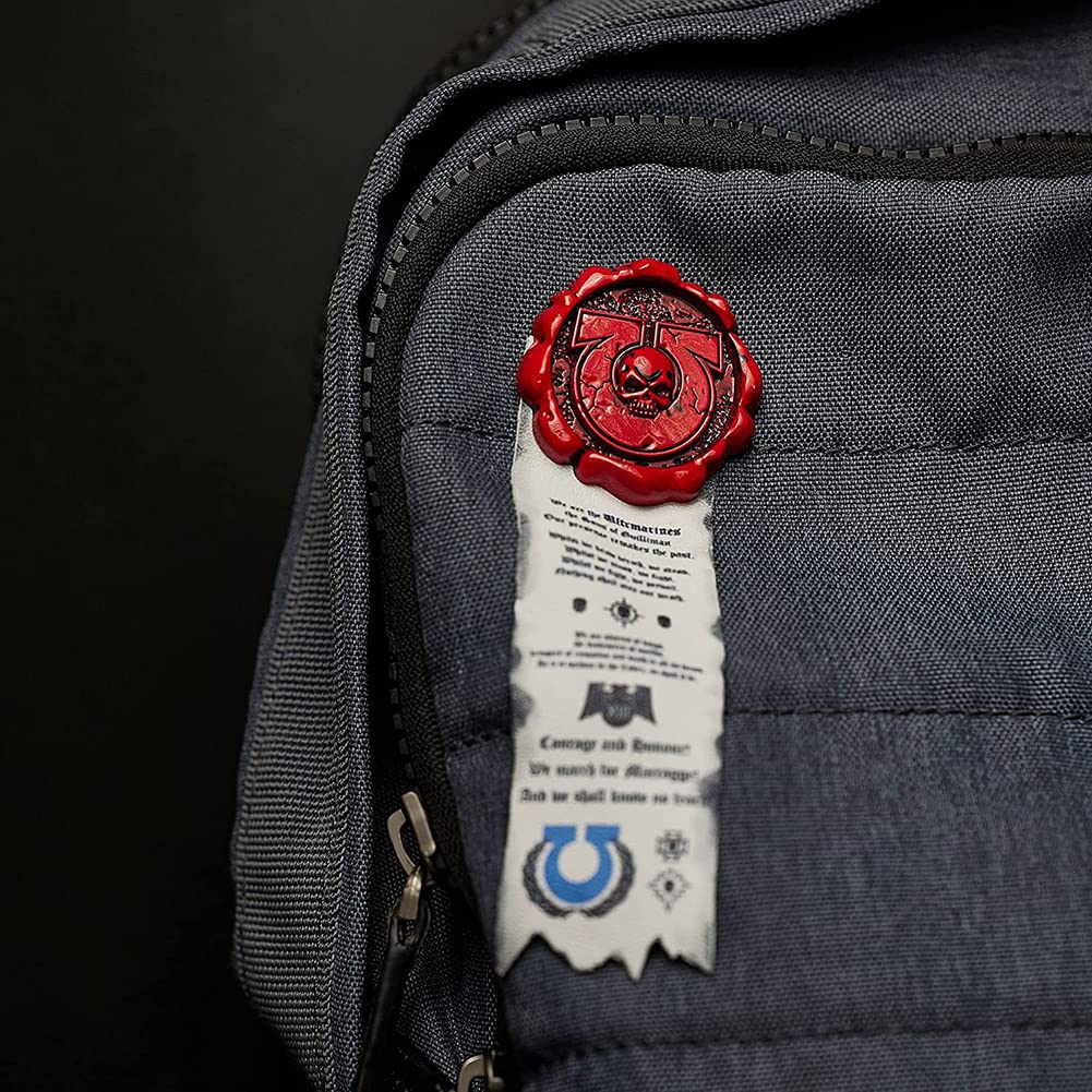 Starforged Reinheitssiegel Adepta Sororitas Graue Ritter Ultramarine Brosche-Anhänger Warhammer 40K
