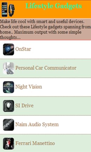 Lifestyle Gadgets