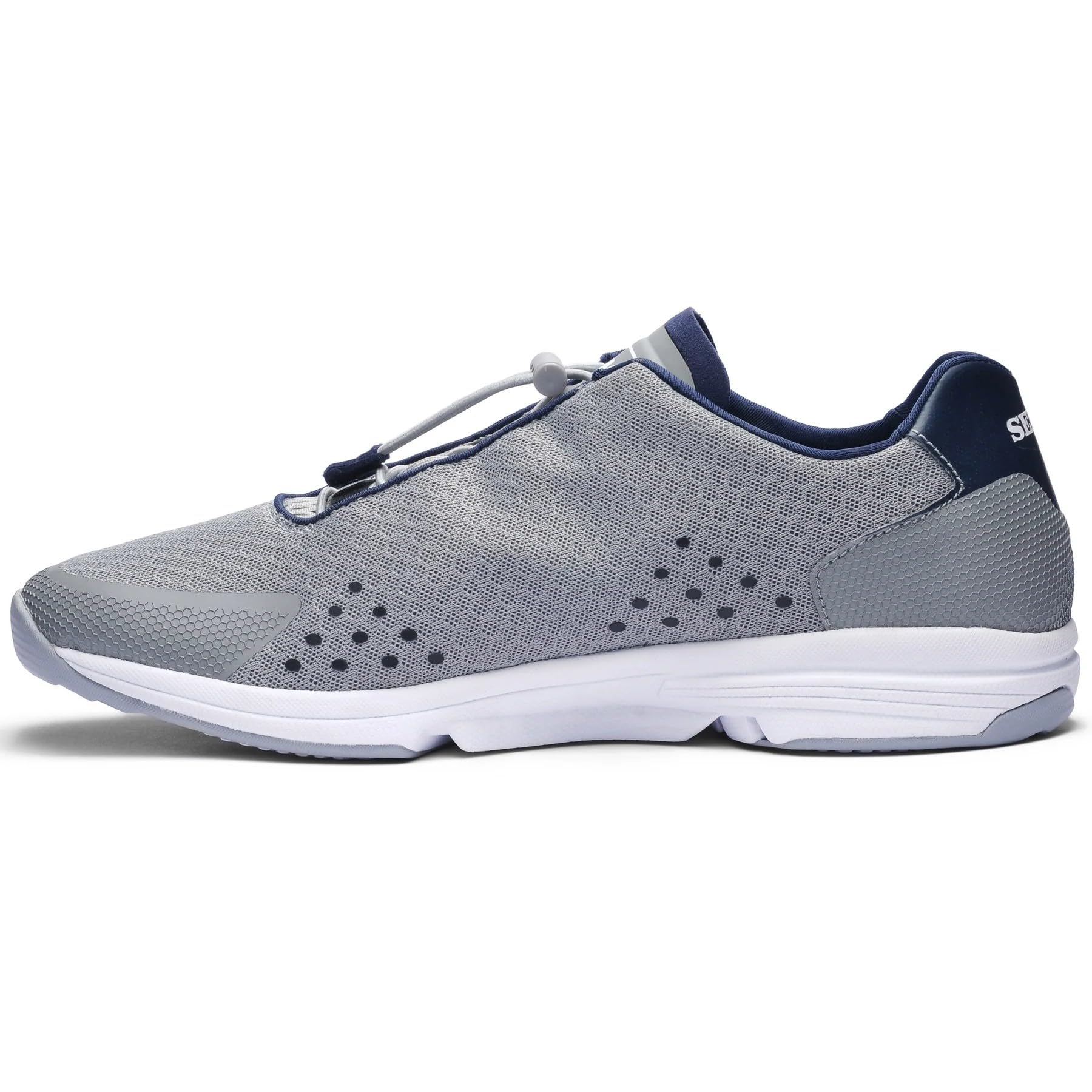 Sebago Women's Cyphon Sea Sport Woman Boat Shoe, Grey Navy, 4.5 UK