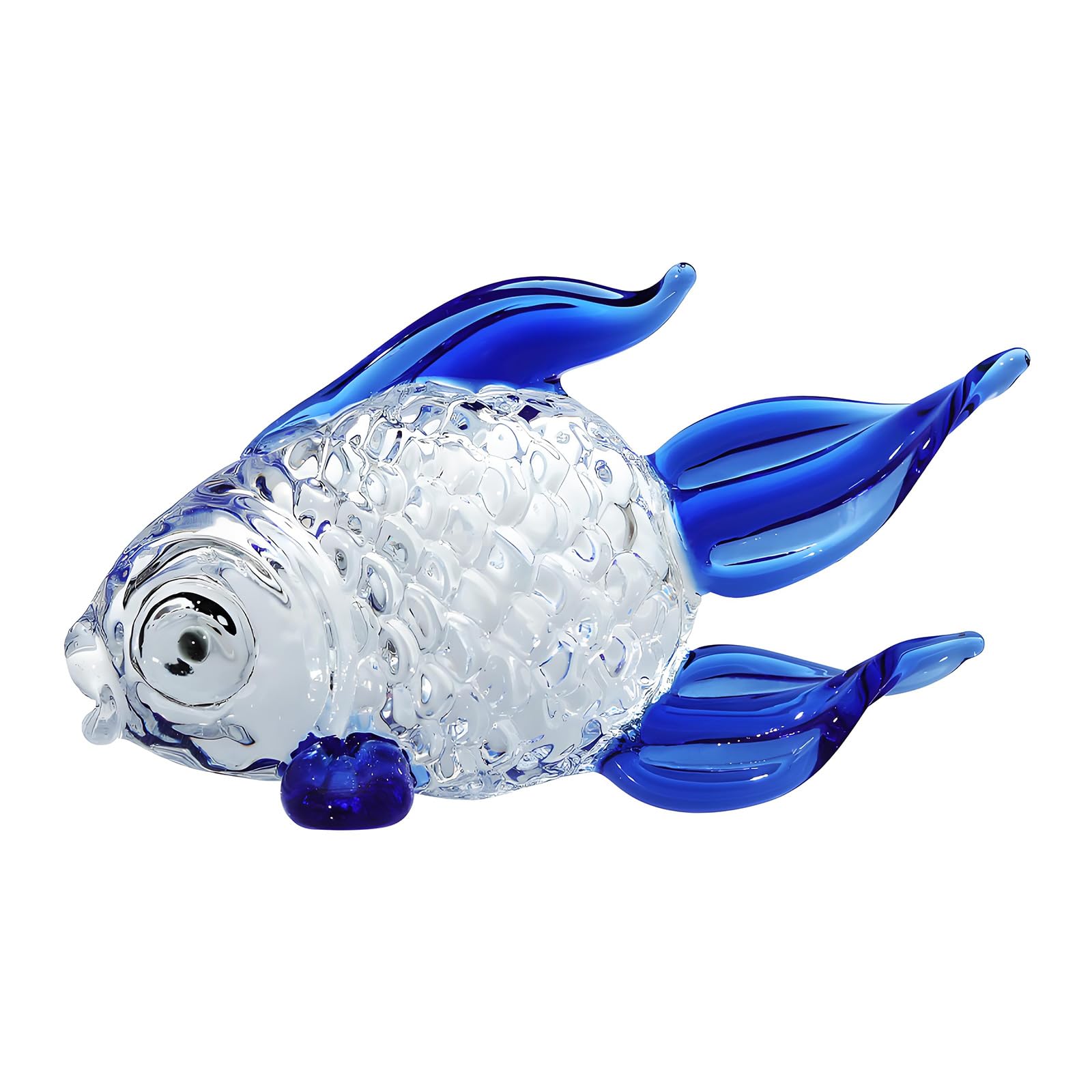 Tsophreniq Artistic Fish Ornament Delicate Fish Figurine Enhances Any Interior Designs Styles for House Artificial Decoration