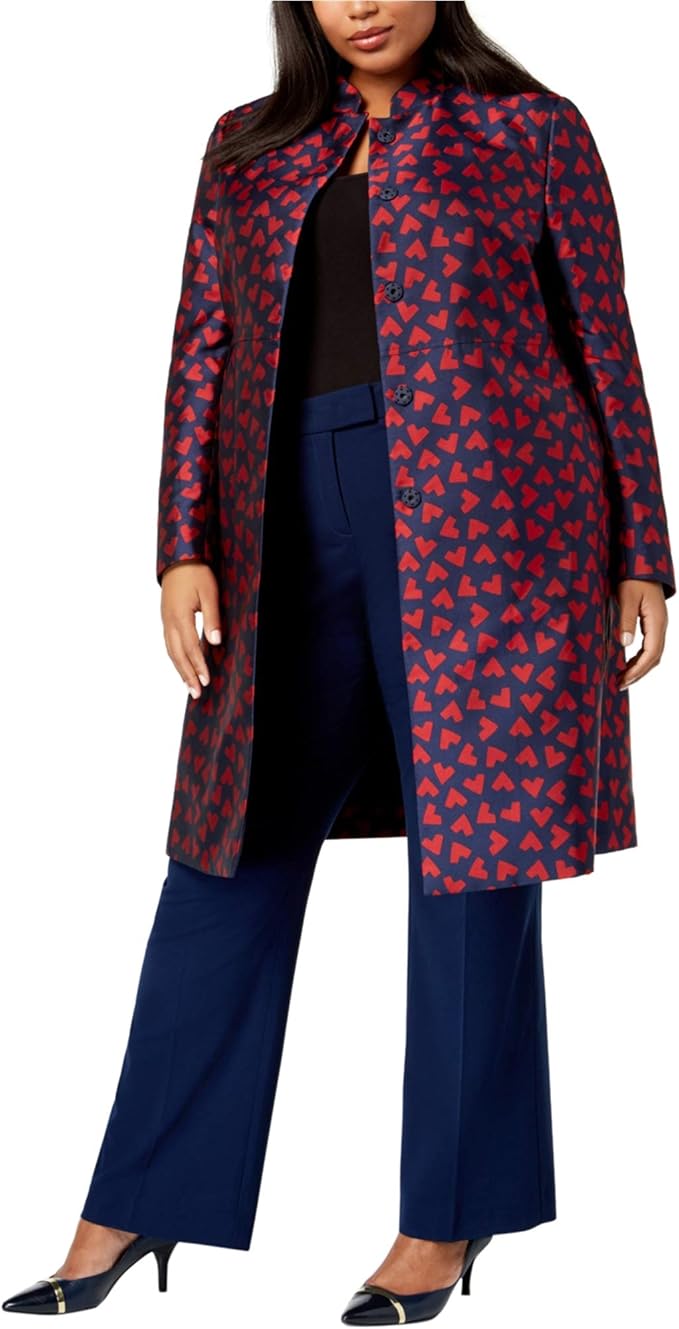 plus size jacquard jacket