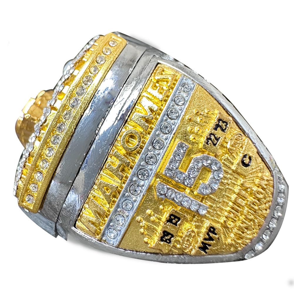 Anillo Campeón Football 2024 KC Réplica 58° Coleccionable con Caja FFL Regalo Fans