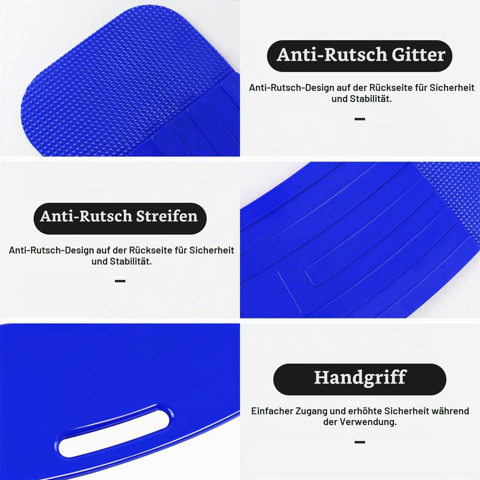 LOSCHEN Transferbrett, Gleitbrett zum Transferieren, Gleithilfe für Senioren zum Transfer in Rollstuhl, Bett, Toilette, Auto (70 cm)