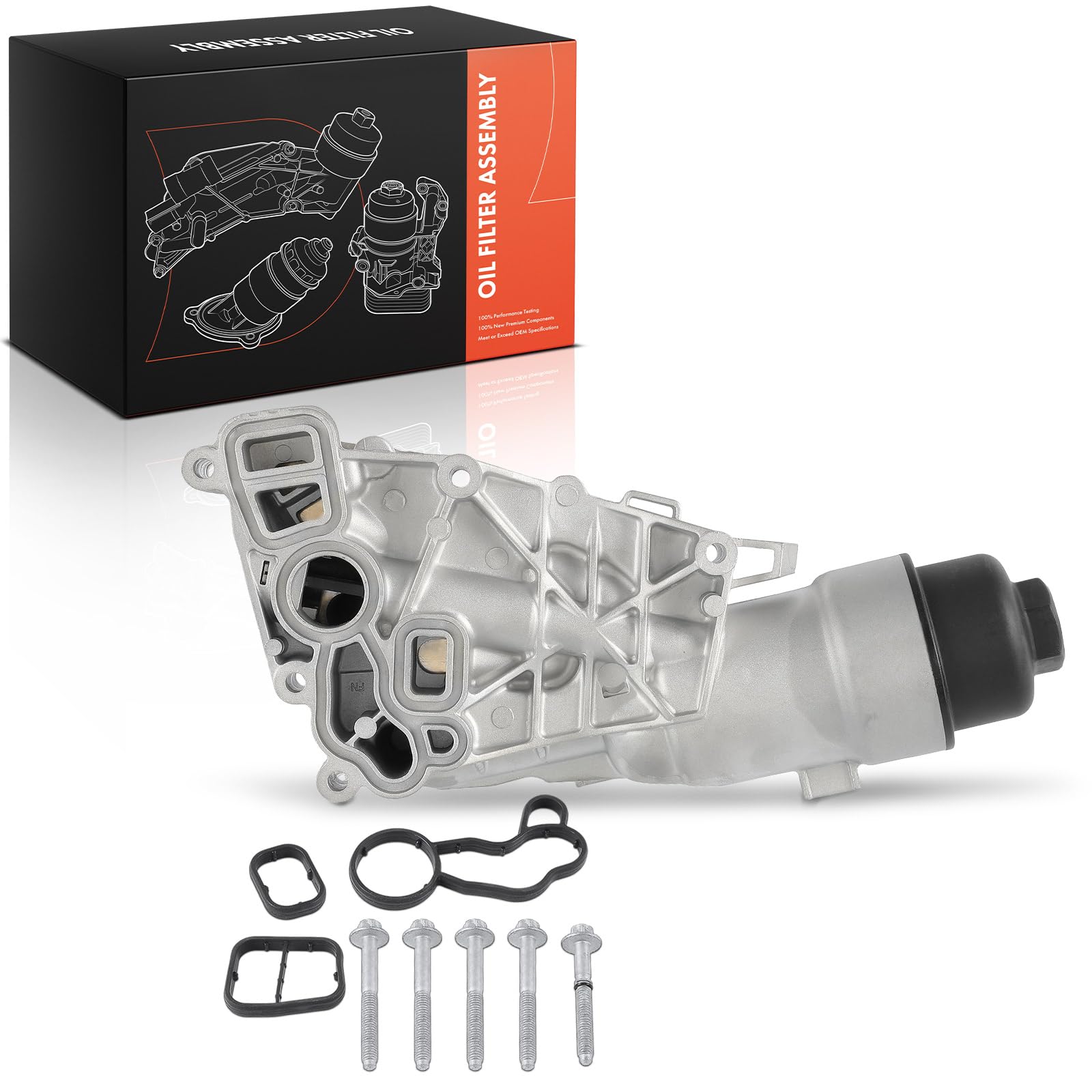 Frankberg Huile moteur du refroidisseur d'huile 11428585235AL | Compatible avec: X1 F48, M.i.n.i Cabriolet F57, 2 Gran Tourer F46, M.i.n.i F56, 2 Active Tourer F45