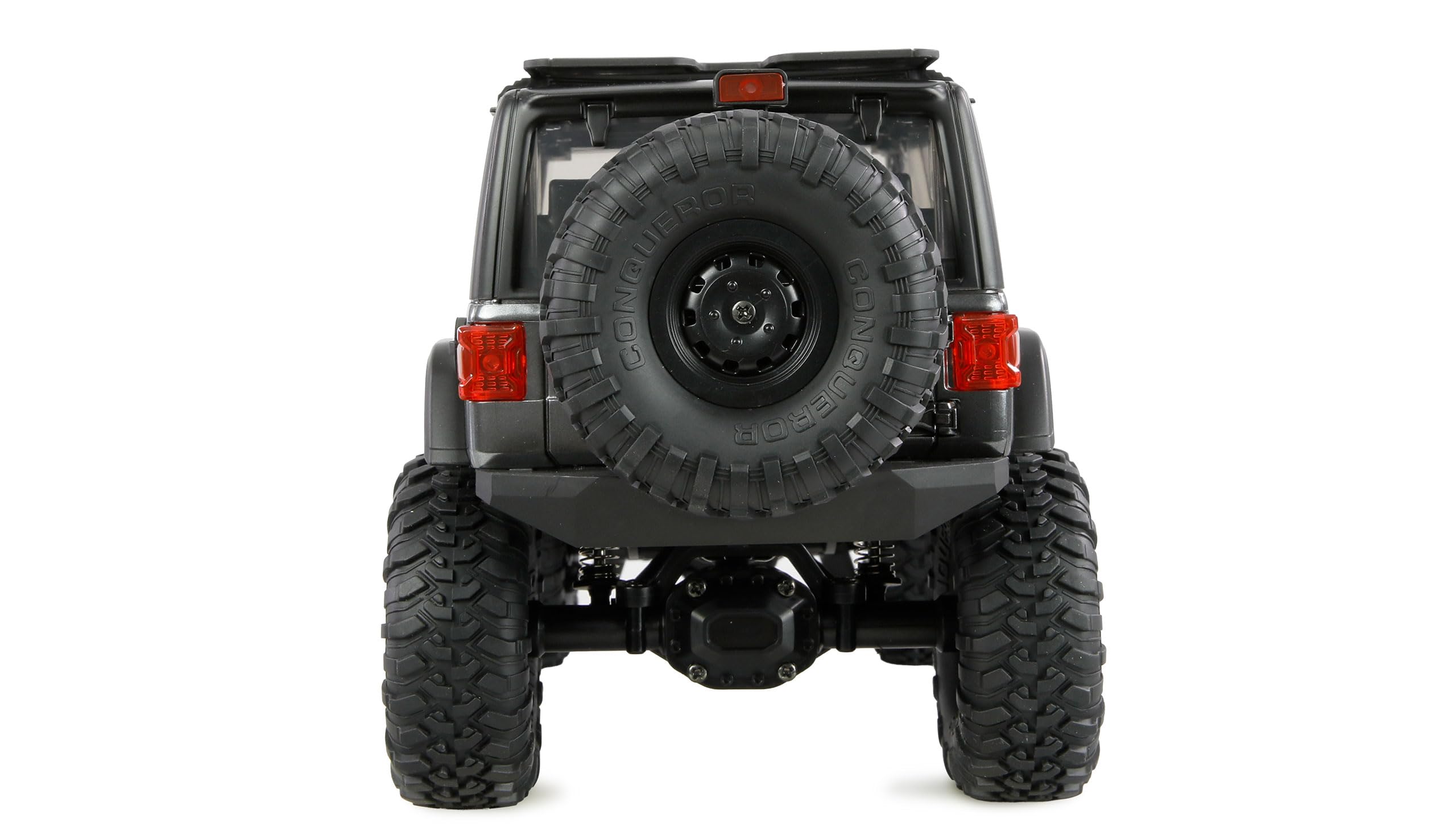 Amewi AMXRock Mini-Crosstrail Scale Crawler 4WD 1:16 RTR szary wraz z pilotem zdalnego sterowania, akumulatorem, kablem do ładowania