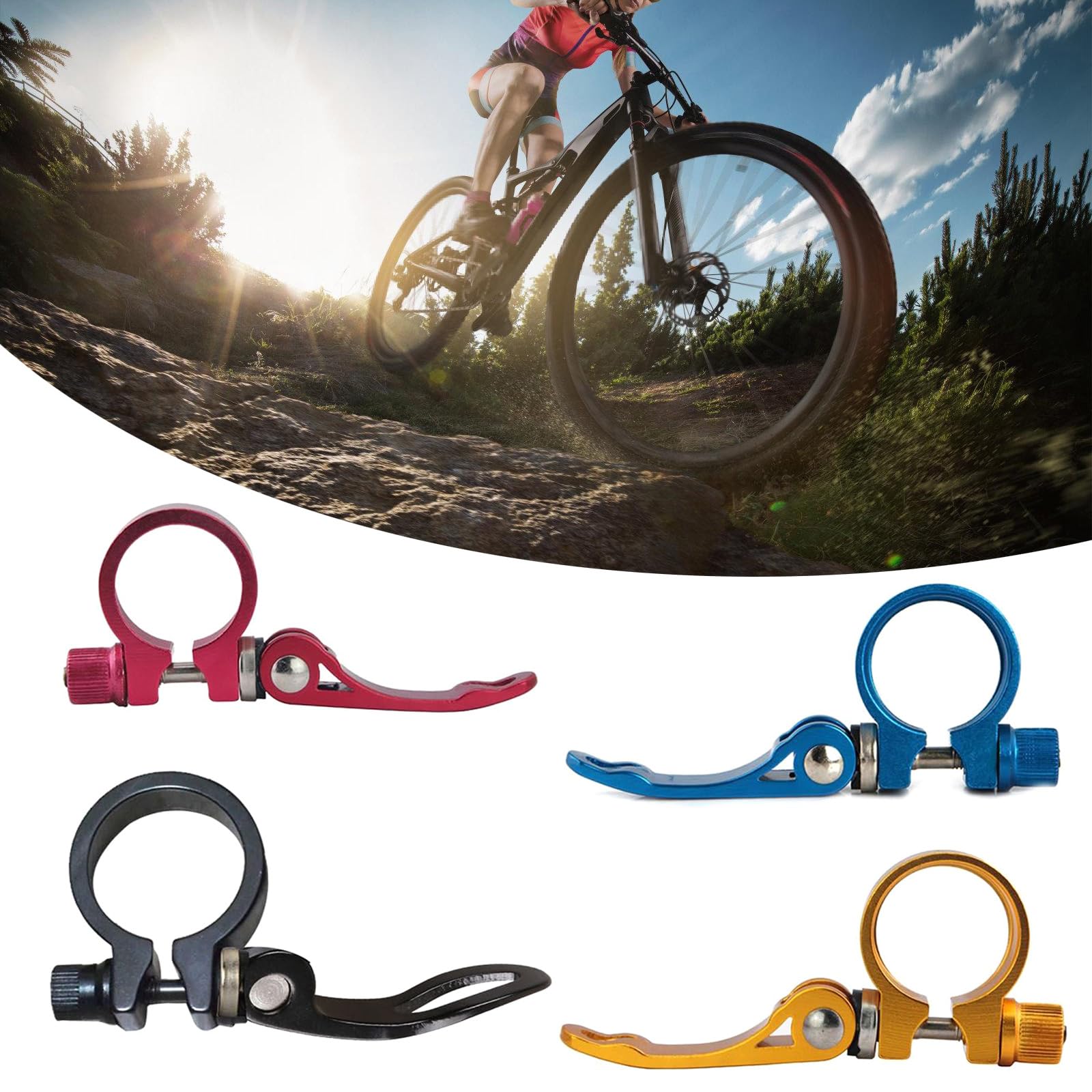 3pack Versatiles Bicycles Seats Post Clamps Reliability Bicycles Seats Clamps Seatposts Cycling Accessories