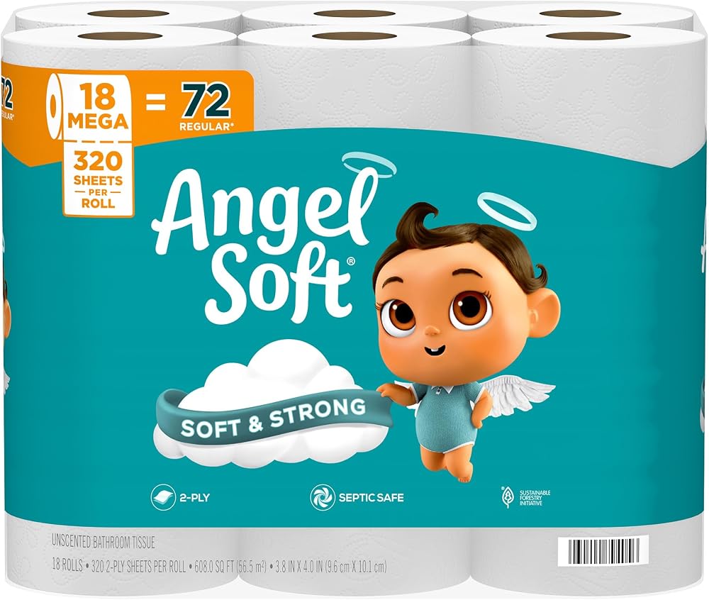 Angel Soft Toilet Paper, Mega Rolls - Deal