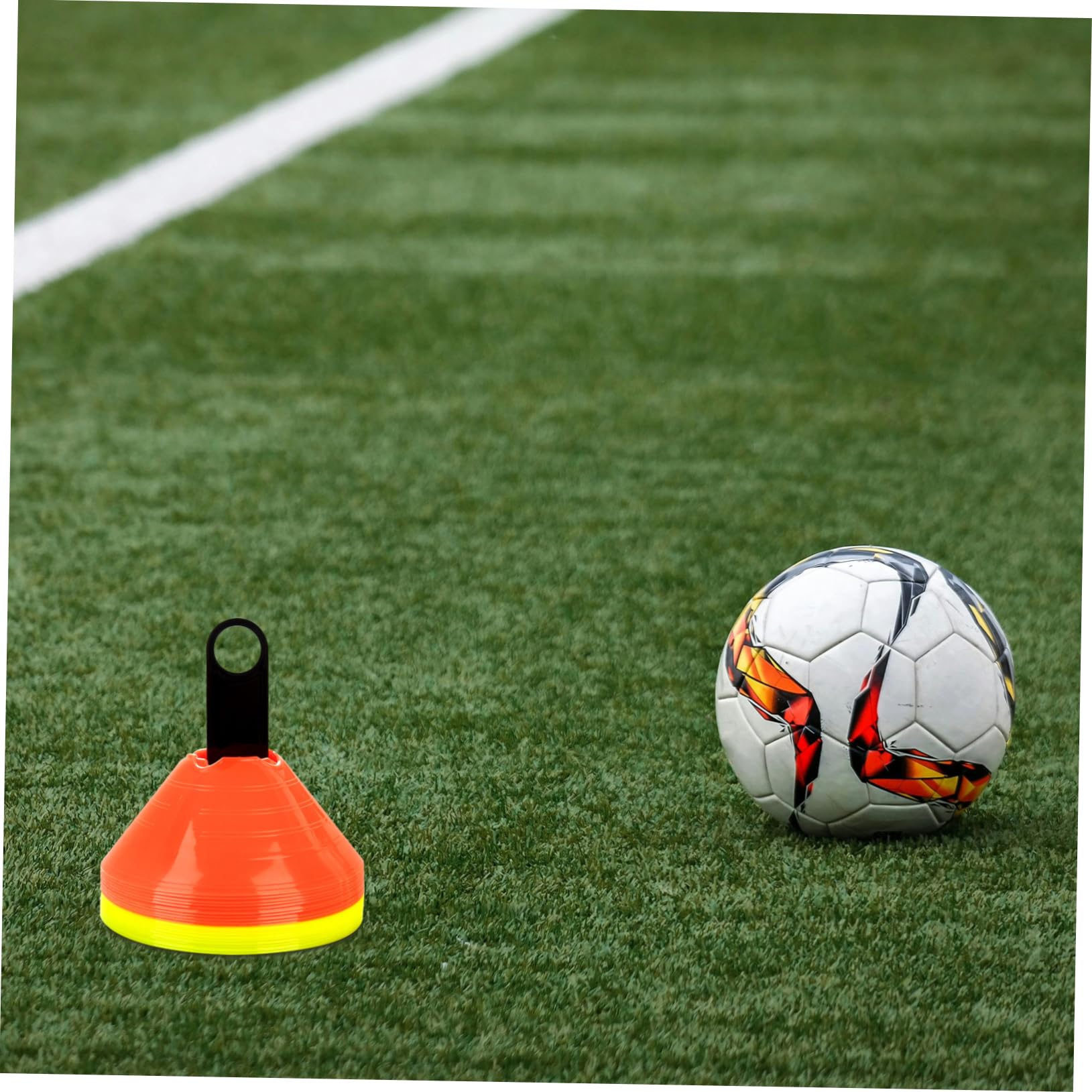 Kisangel Bastidores De Conos De Fútbol Estante De Almacenamiento De Bolas De Futbol Neto Juego Equipo Soporte para Marcadores De Borrado En Seco Páginas Black