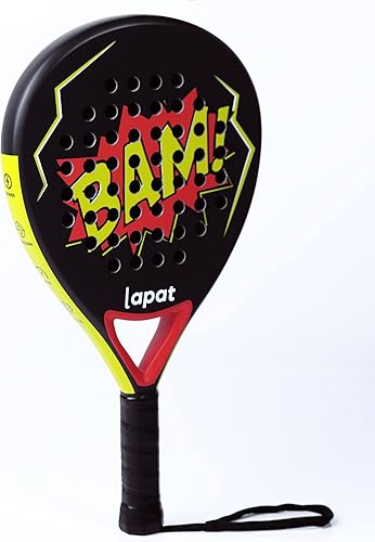 Miniatura 8 de Raqueta de pádel con bolsa de cubierta, superficie de carbono con espuma viscoelástica EVA, raquetas de pádel ligeras, tenis POP