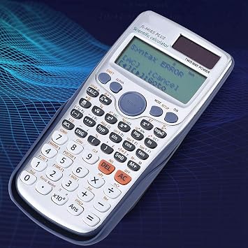 Portable Functional Calculator with LCD Display, Multifunctional Math Calculations for Student Office Workers