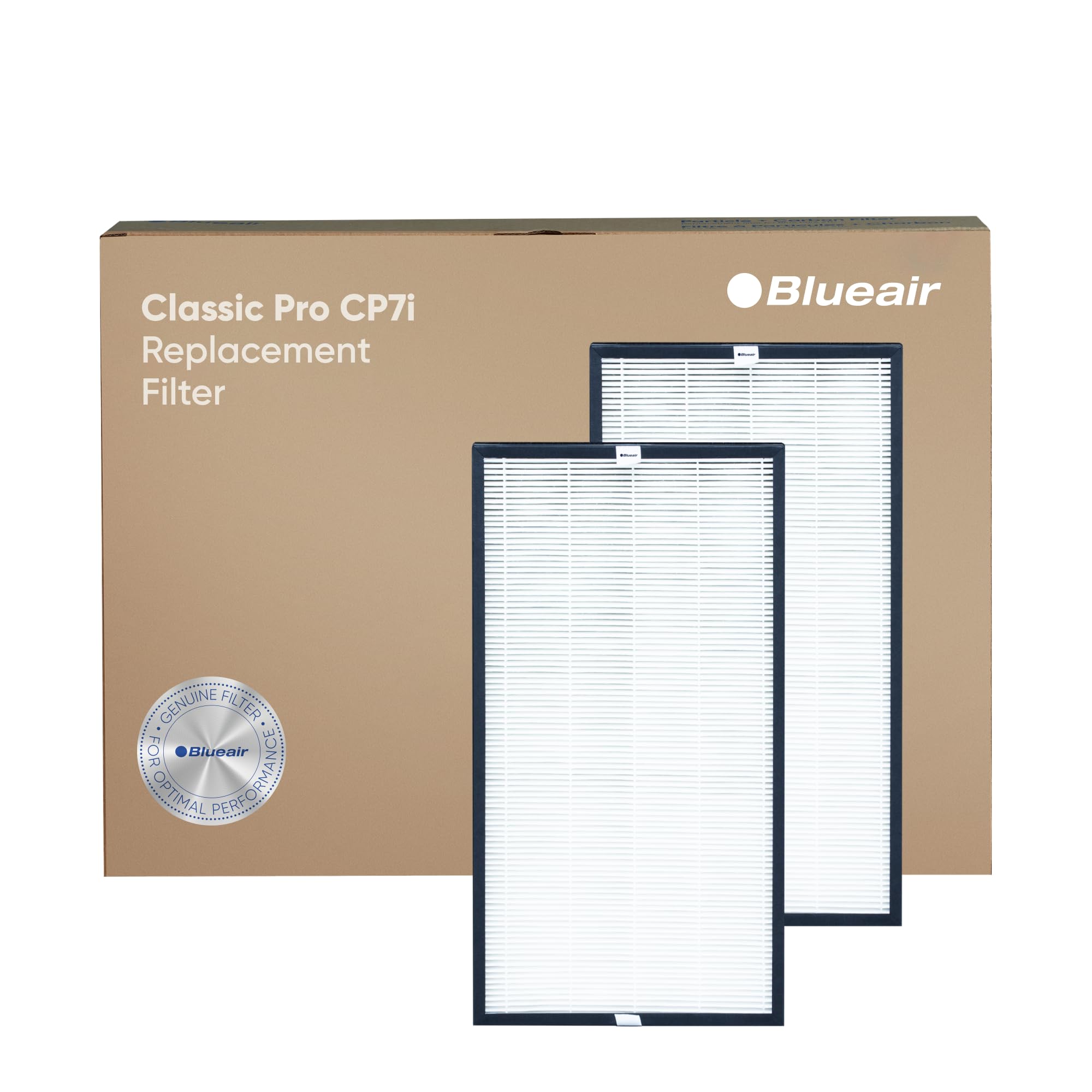 Blueair Classic Pro CP7i Genuine Replacement Filter, Activated Carbon, HEPASilent Dual Filtration Technology, Removes 99.97% of Airborne Particles Down to 0.1 Microns, Fits Blueair Classic Pro CP7i