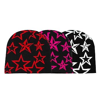 YAMEIZE Beanie Mütze Mit Buchstabendruck - Slouchy Skull Cap Winter