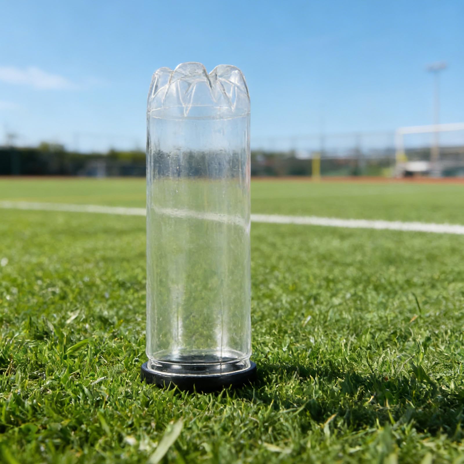12 Piezas Tubo Transparente con Tapa de PVC para Balones de Tenis
