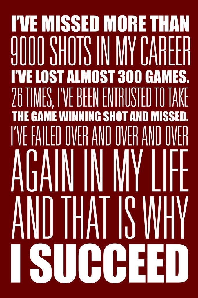 Why I Succeed Sports Poster Quote for Classroom Decor Inspirational Famous School Motivational Cool Wall Art Print Poster 12x18
