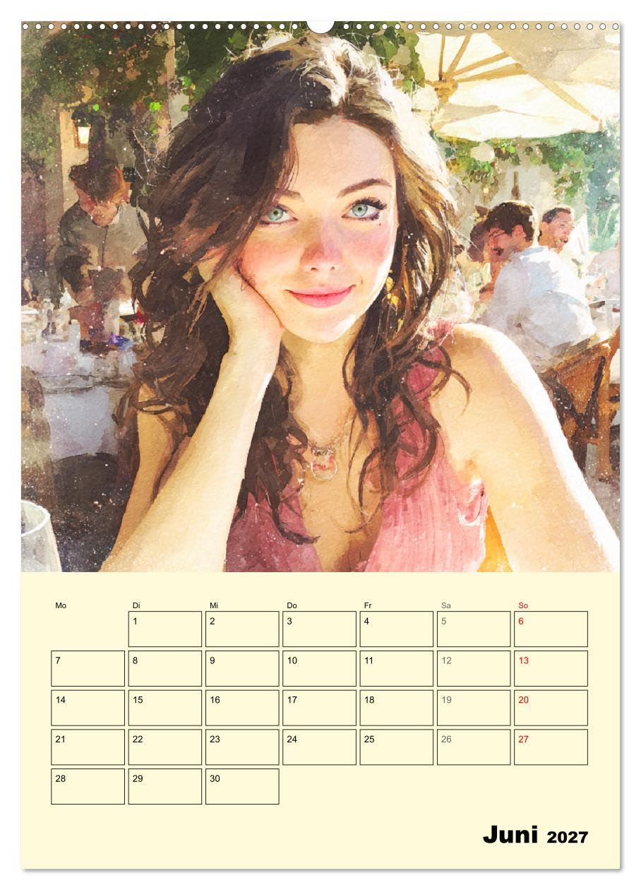 Zeit für Mich. Inspiration für kleine Fluchten und Pausen (hochwertiger Premium Wandkalender 2027 DIN A2 hoch), Kunstdruck in Hochglanz: Aquarelle von ... vom Alltag nehmen (CALVENDO Menschen)