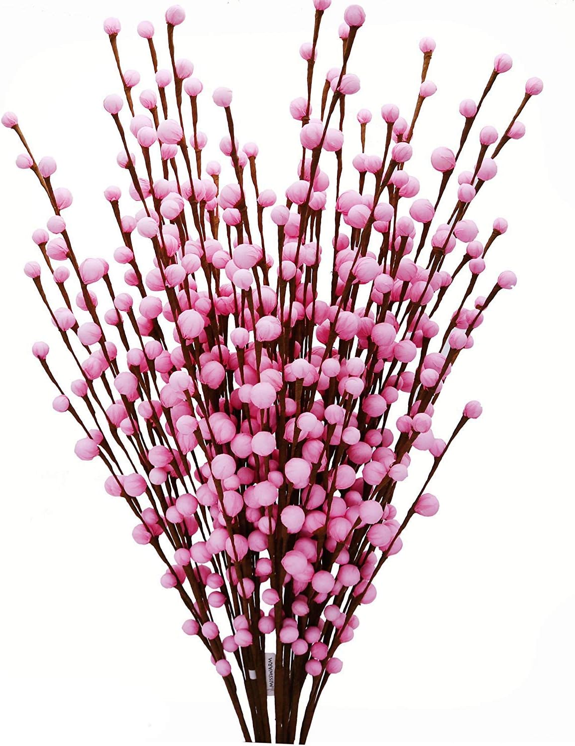 10 Pieces 29.5” Long of Plum Blossom Blooms Artificial Flowers Spray for Wedding Bouquet Posy Table Arrangement for Home Office Party Hotel Restaurant Patio or Yard Decoration(Pink)