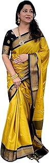 sgf11 Women's Kanjivaram Soft Lichi Silk Saree With Blouse Piece-picture-25