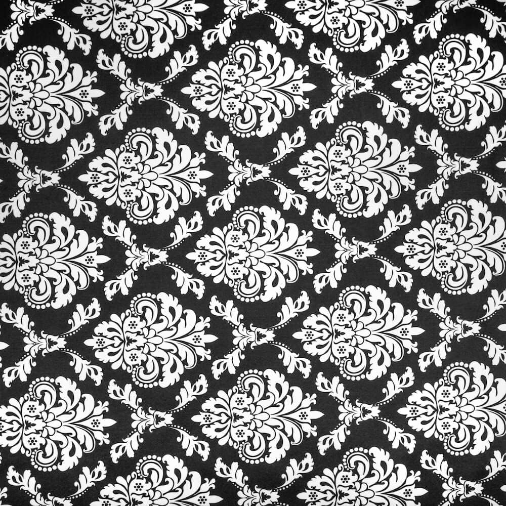 Printed Canvas Fabric Waterproof Outdoor 62 Wide 600 Denier Sold by The Yard (Large Damask)