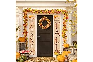Happy Fall Porch Banner Sign