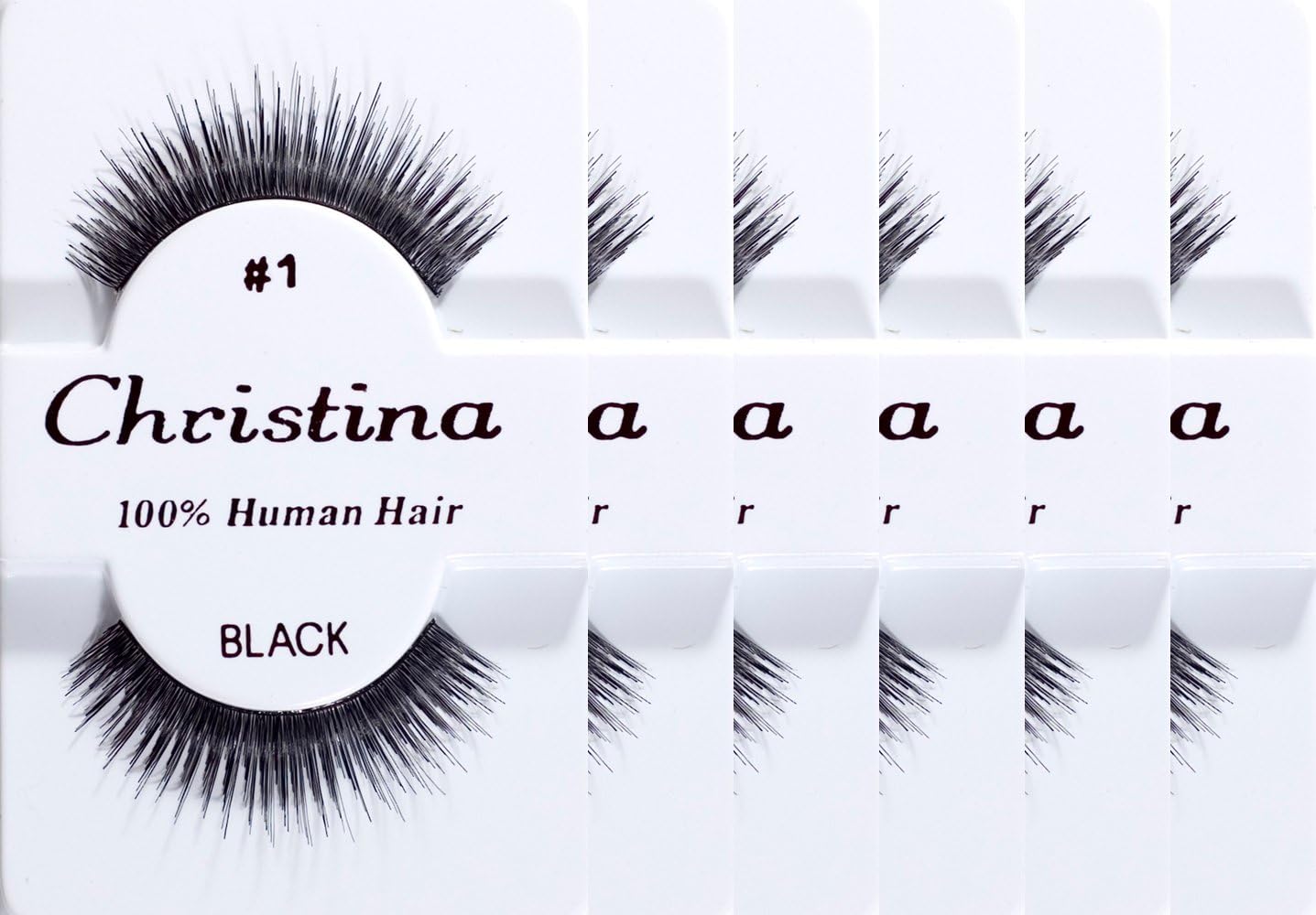 6packs Eyelashes - 1 by Christina