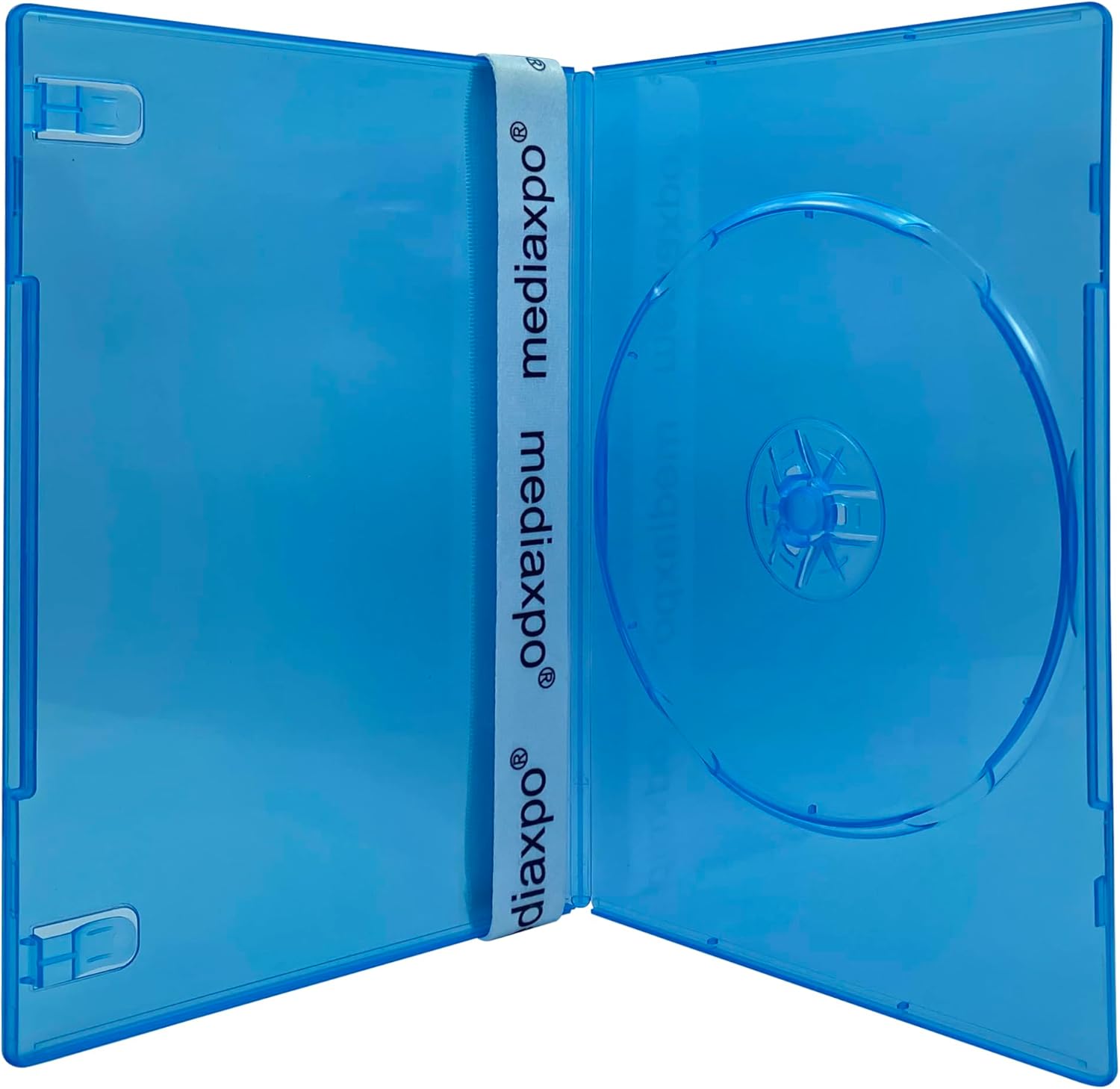 200 Slim Clear Blue Color Single DVD Cases 7MM