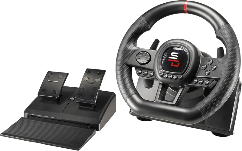 SUBSONIC Superdrive - SV650 Racing steering wheel with pedal and paddle shifters for Xbox Serie X/S, Switch 2, Switch, PS4, Xbox One, PC