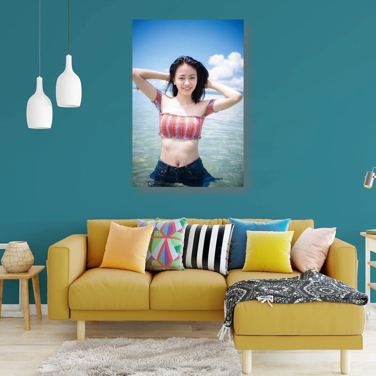 Amazon.co.jp: 山本舞香水着セクシー写真ポスター壁の絵 ホーム装飾