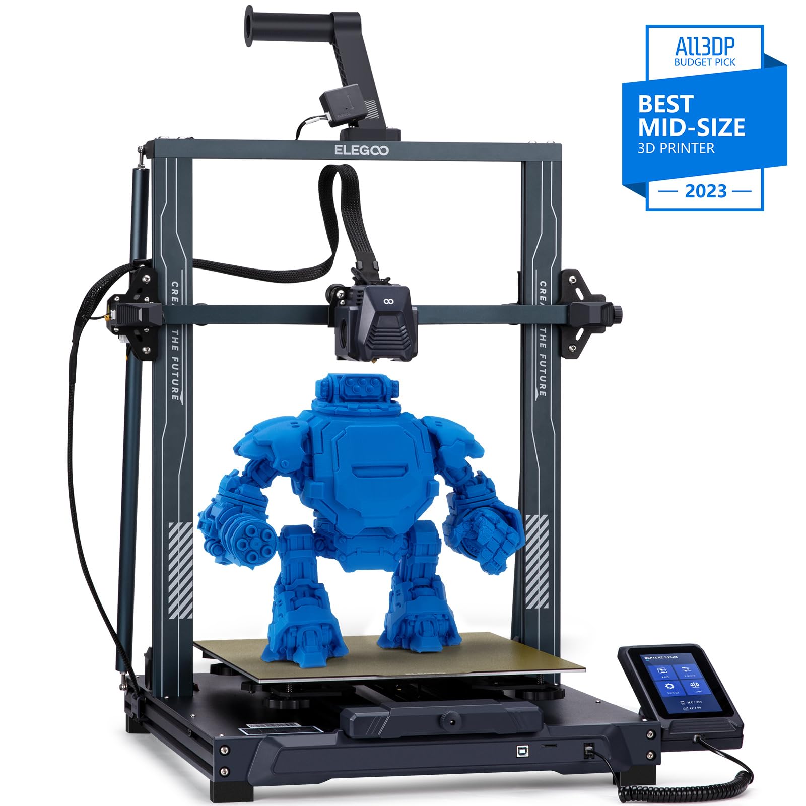 ELEGOO Neptune 3 Plus FDM 3D Printer with Auto Leveling, Removable HD Touch Screen, Dual Gear Metal Extruder, Ultra-Quiet Printing, Ideal for Beginners (B0BJCSHQ5F) Amazon Price History, Amazon Price Tracker