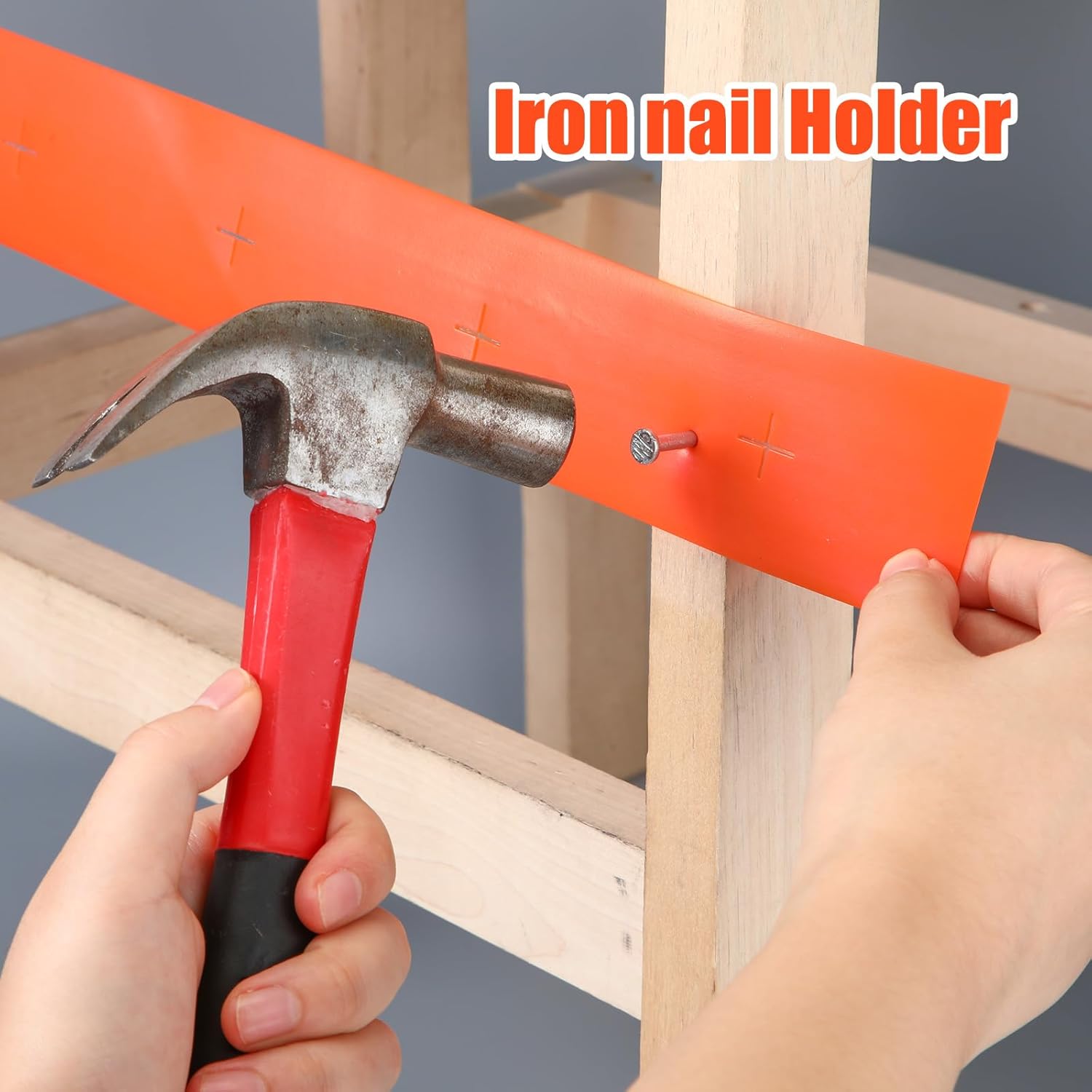 4 Pcs 16.4Ft Orange Perforated Strips for Electrical Wire Marking Strips for Rough in Industrial Commercial Jobs, Hold Wire in Place, Cable Holder for Drywall, Color Coding