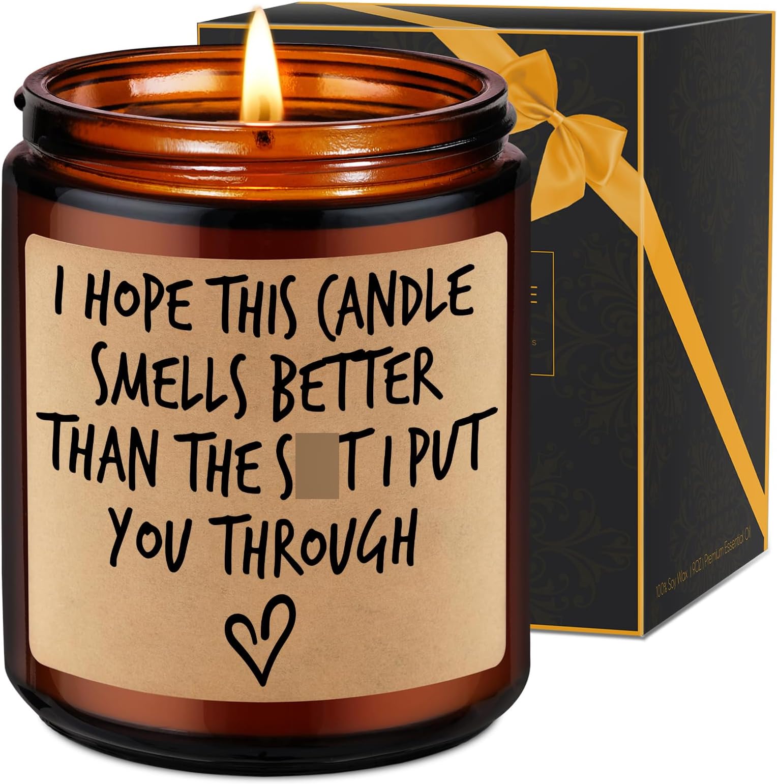 Fairy's Gift Candle I'm Sorry I Love You Gifts for Her Him Mom, Gifts for Wife, Grandma Girlfriend Wife Birthday Presents Ideas, Fathers Mothers Day Funny Presents for Women Men Dad Husband Boyfriend