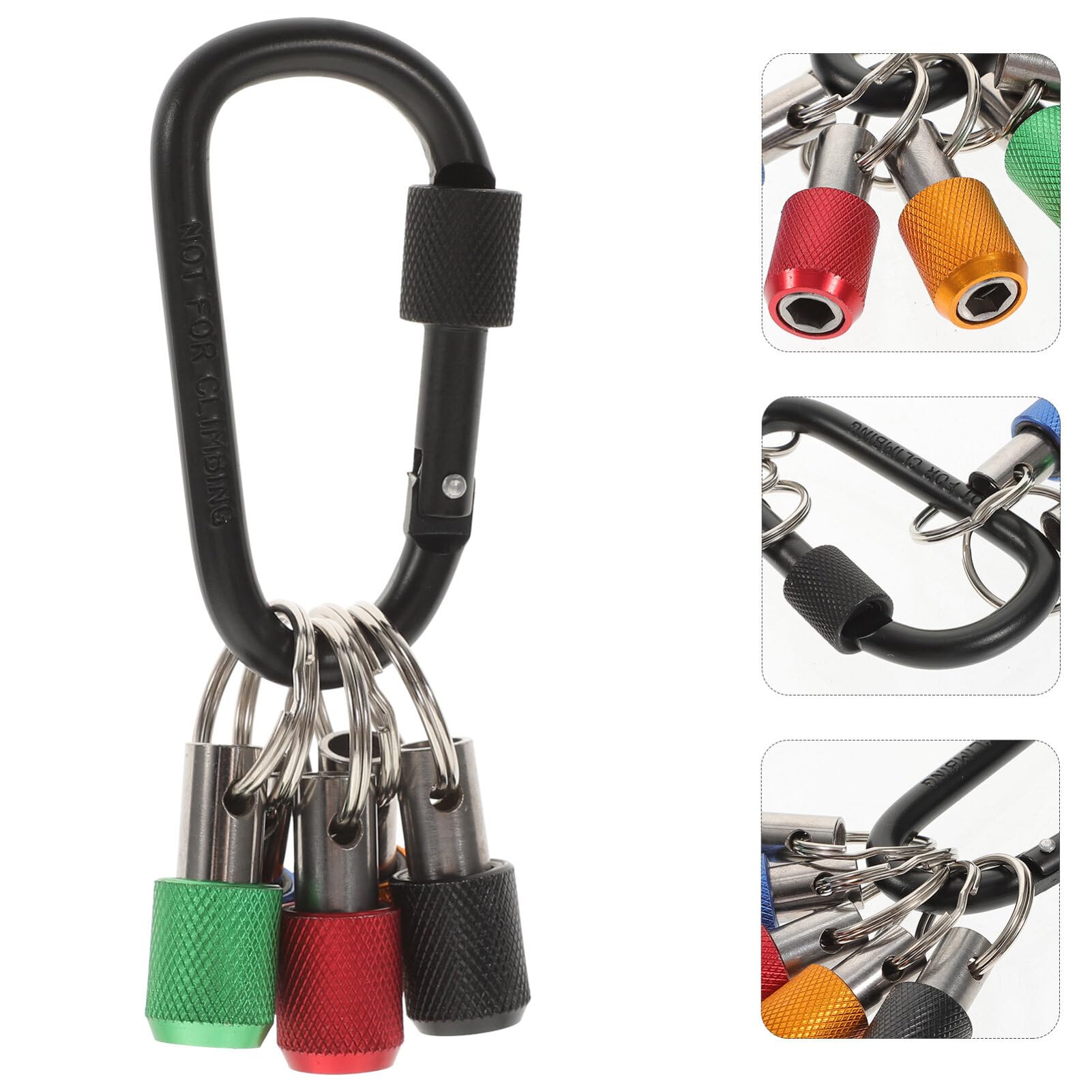 BESTonZON 3sets Porta Punte Per Cacciavite Con Prolunga Portachiavi Pratico e Flessibile Per Punte Avvitatore Per Festività e Uso Quotidiano