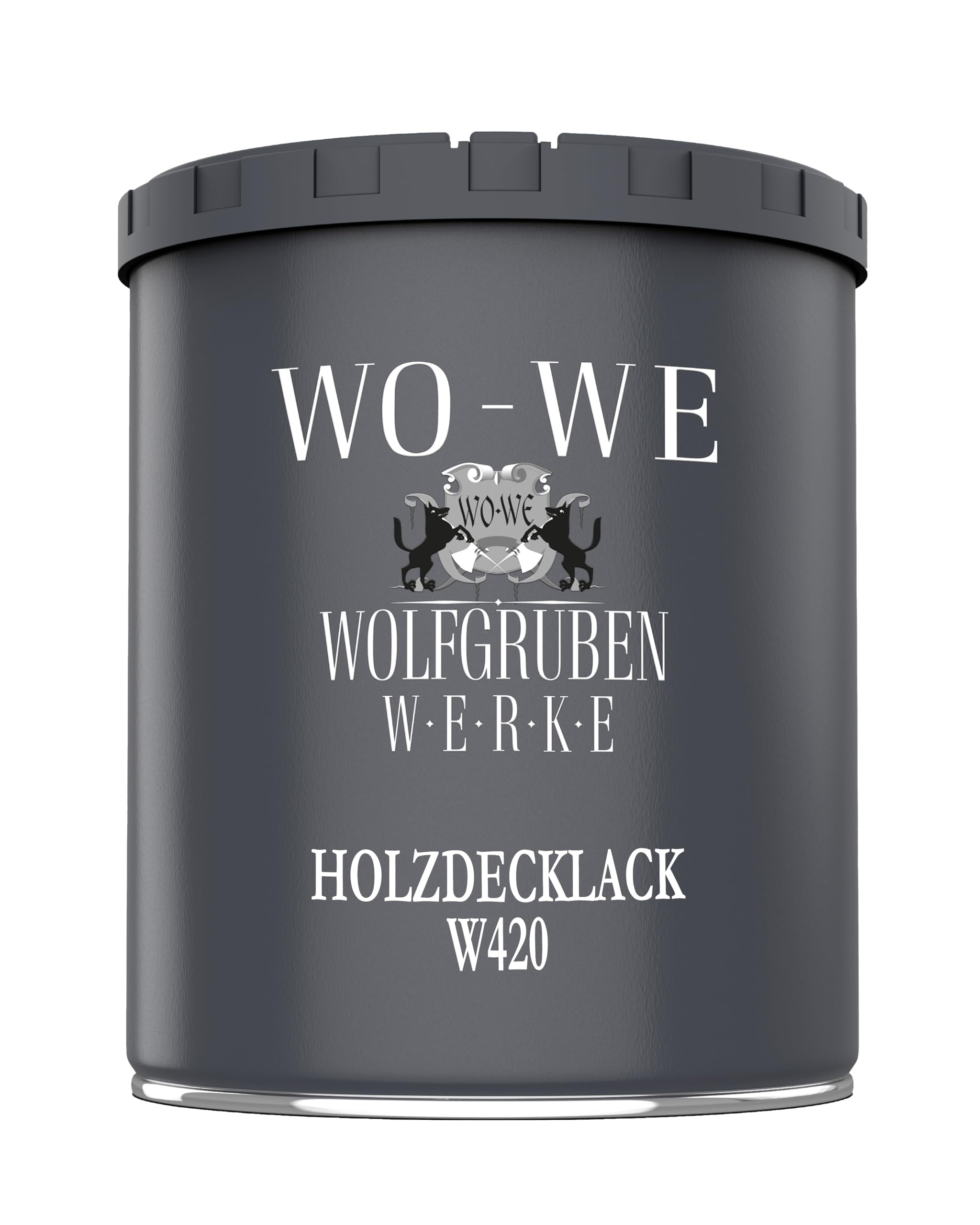 WO-WE Holzfarbe Holzlack Wetterschutzfarbe Außen & Innen - Anthrazitgrau RAL 7016-750 ml