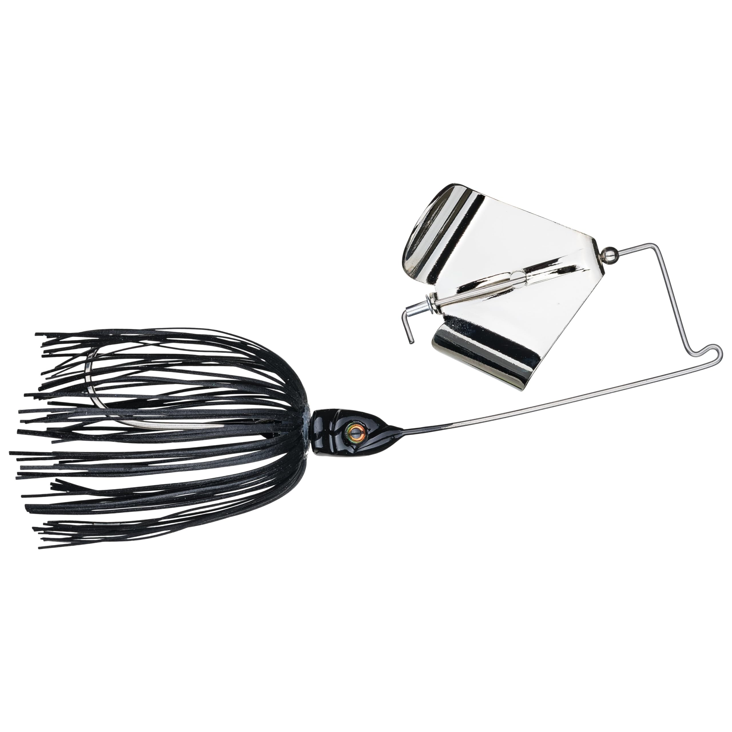 Strike King (TGBZ38-210) Tour Grade Buzzbait Fishing Lure, 10 - Black, 3/8 oz, Exclusive Gamakatsu Hooks