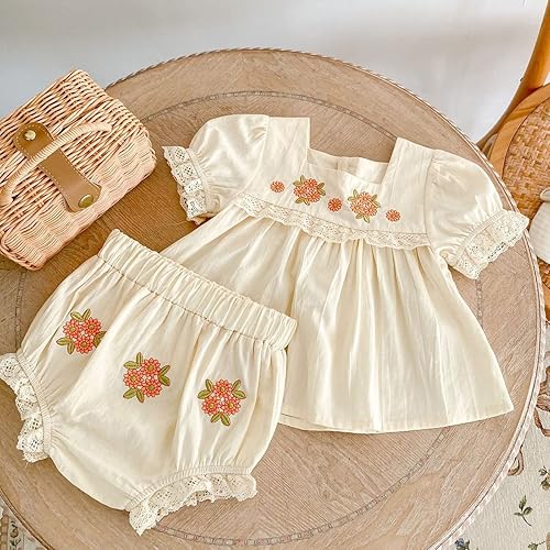 Miniatura 4 de Mameluco de lino para niña pequeña, vestido de manga hinchada con burbujas florales, ropa para recién nacidos, vestido de ciervo de Navidad