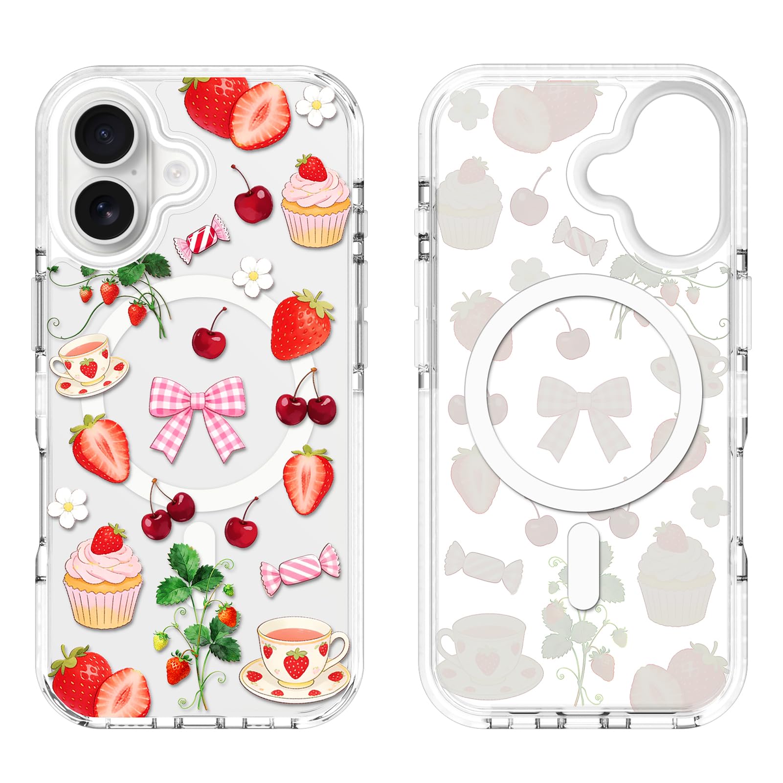 Coque iPhone 17 jolie protection fleurie MagSafe cadeau idéal filles - 7