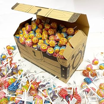 チュッパチョップス Amazon.co.jp: Chupa Chups 7 Types, 180 Pieces, Assorted, Large